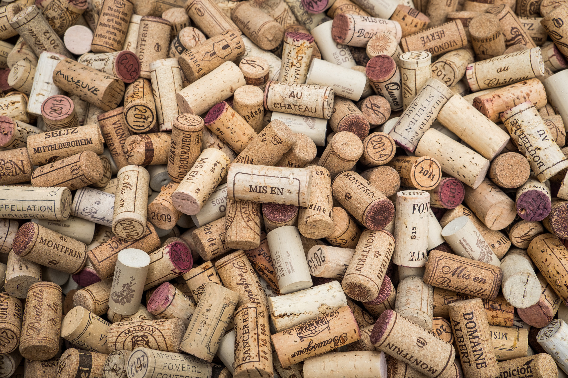 Collection of Wine Corks